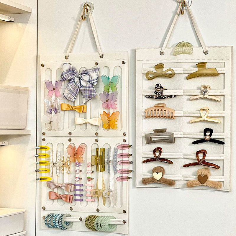 Women Accessories Display - Hanging Hair Claws Clip Storage Organizer