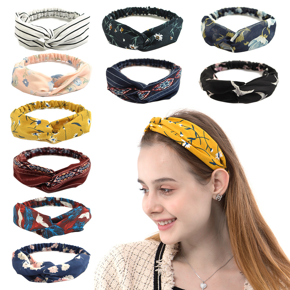 Women'S Yoga Accessories - Fashion Bohemian Style Hair Bands Elastic