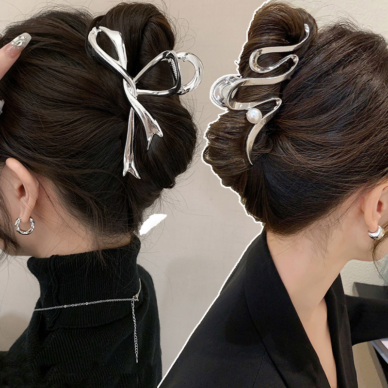 Women'S Winter Accessories Set - 2026 Vintage Geometric Hair Clip Barrette