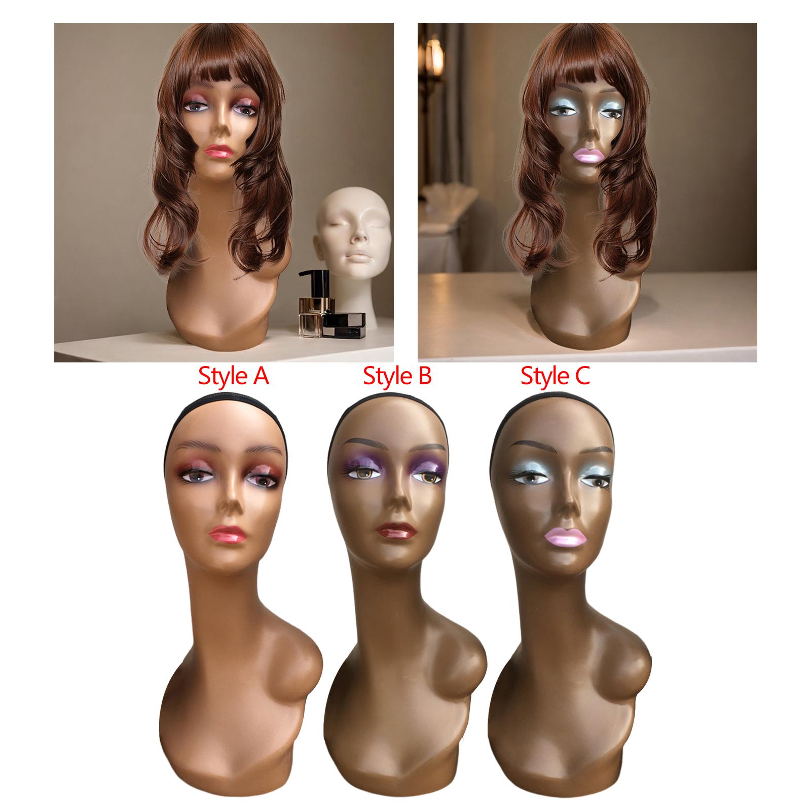Women Accessories Display - Woman Mannequin Head with Shoulder Accessory