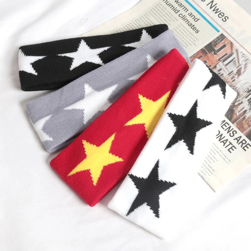 Women'S Yoga Accessories - Elastic Pentagram Hair Bands Women Men