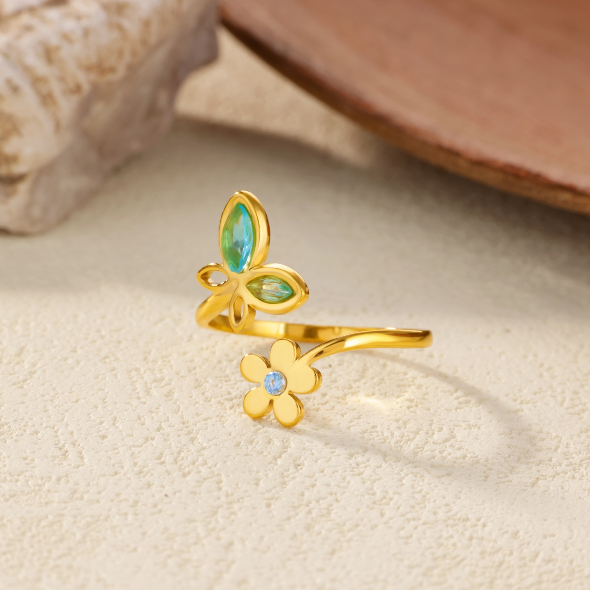 Adjustable Flower Rings for Wo - Women'S Accessories Trends 2026 ulasan dan harga