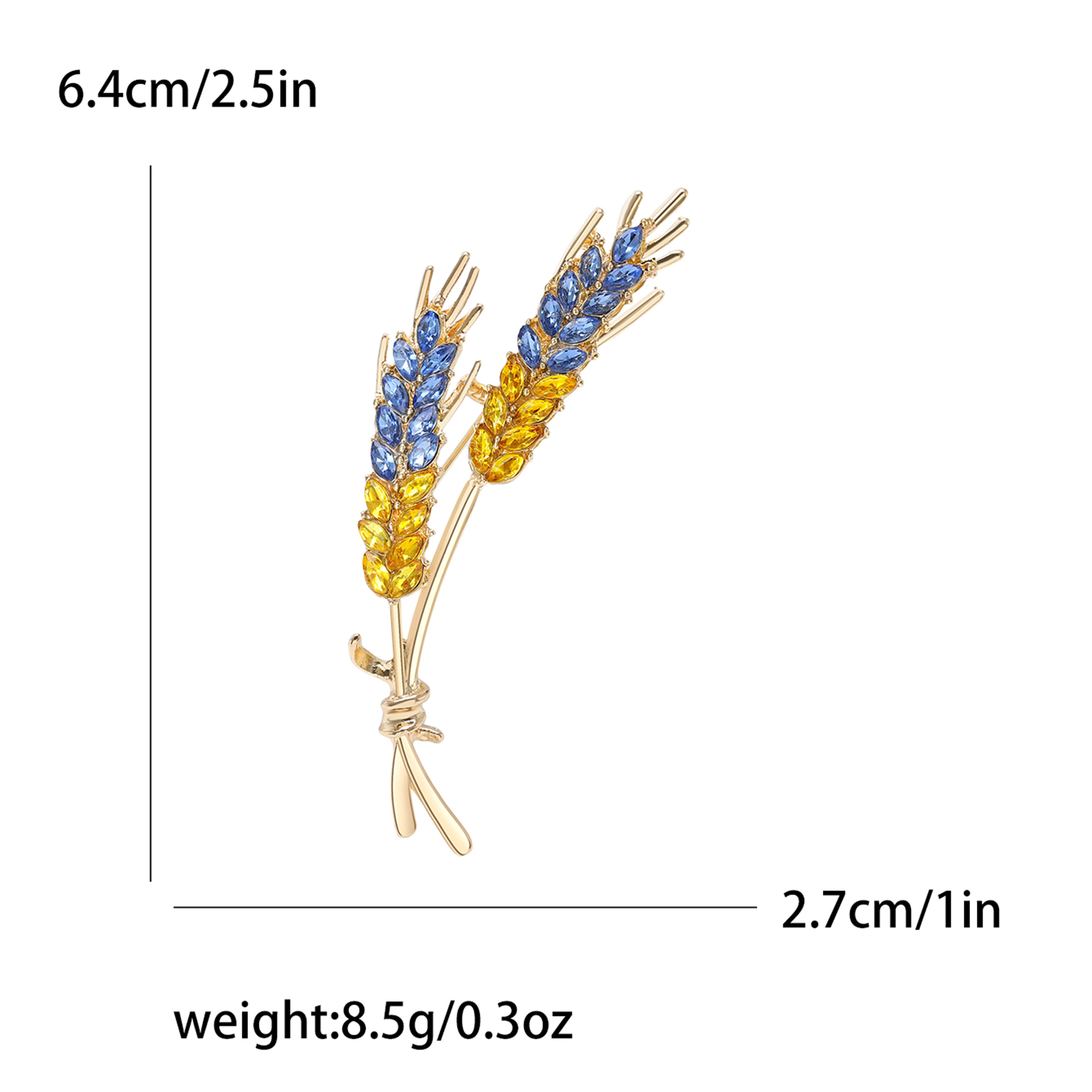 Dmari Ukraine Brooch Men &Wome - Women Accessories Meaning ulasan dan harga