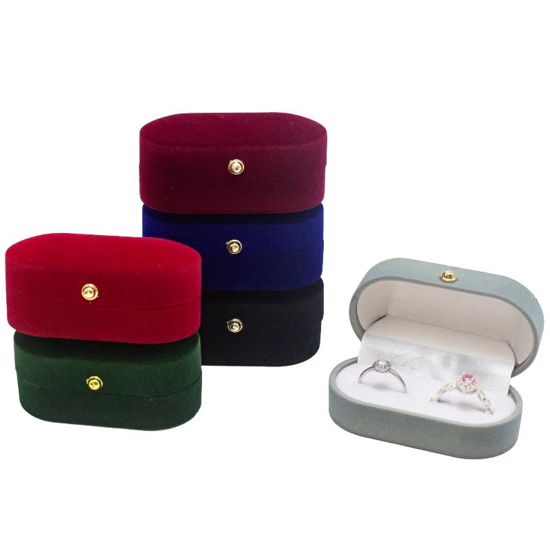 1 PCS Felt Ring Box Mini Porta - Women Accessories Display ulasan dan harga