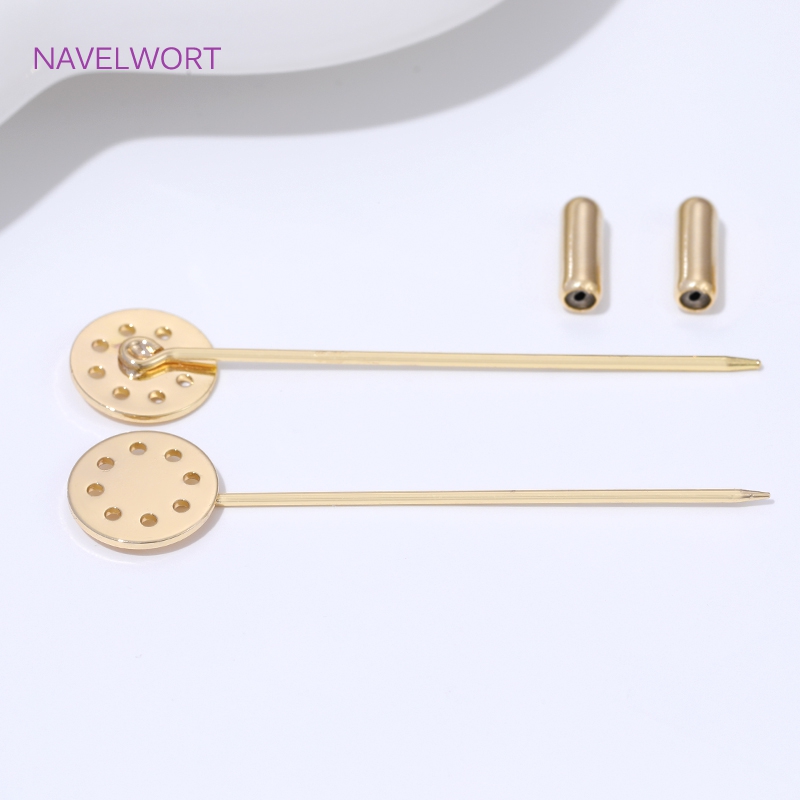 14K Gold Plated Long Brooch Sa - Brooch Pin Gold ulasan dan harga