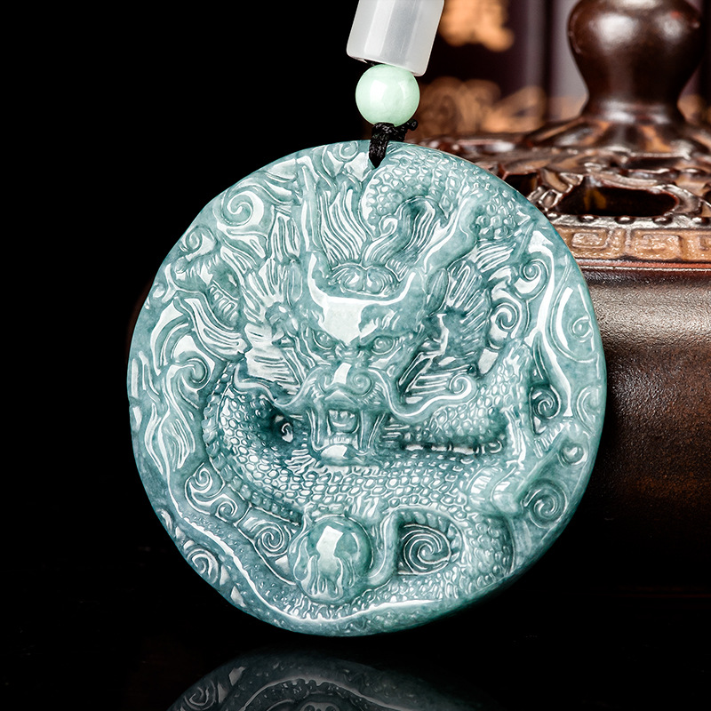 Burmese Jadeite Dragon Pendant - Women'S Accessories Jewelry ulasan dan harga