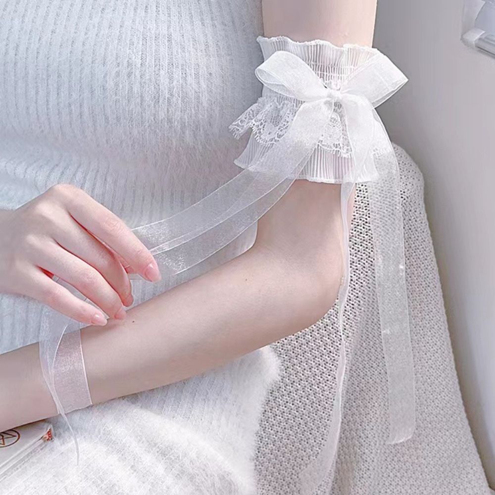 Fashion Lace Lolita Arm Sleeve - Women'S Winter Accessories Set ulasan dan harga