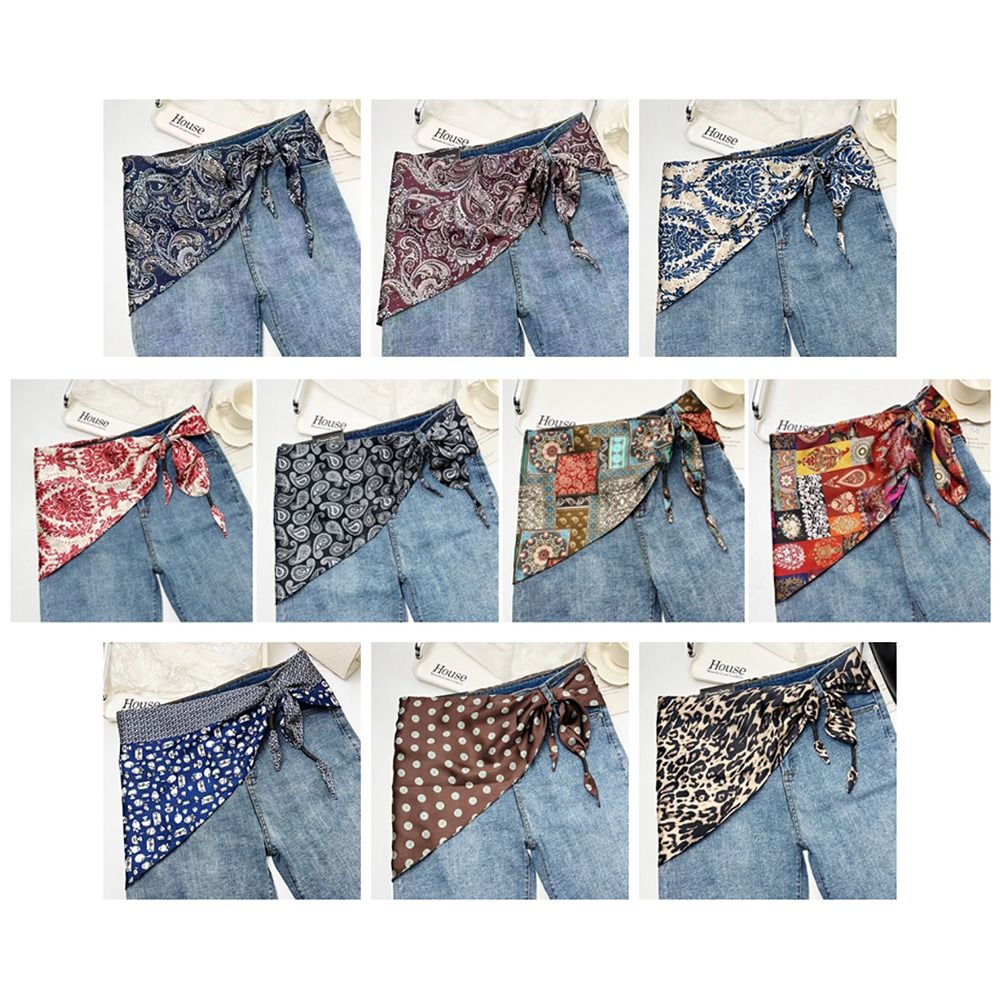 Imitation Silk Cashew Floral S - Women'S Jeans Accessories ulasan dan harga