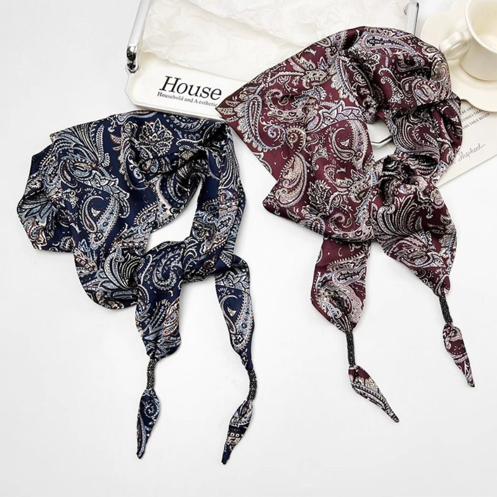 Imitation Silk Cashew Floral S - Women'S Jeans Accessories ulasan dan harga