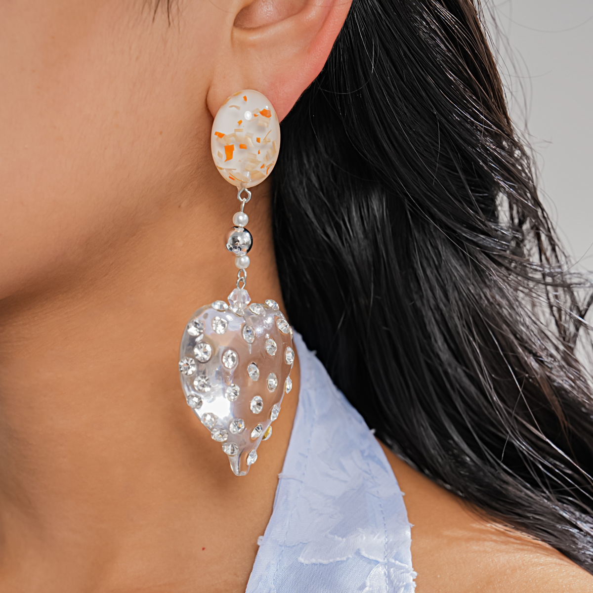 Large Transparent Resin Heart  - Women'S Accessories Trends 2026 ulasan dan harga