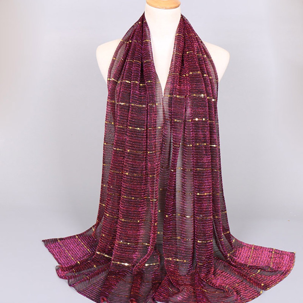 New Solid Color Shawl Female K - Women'S Winter Accessories Set ulasan dan harga