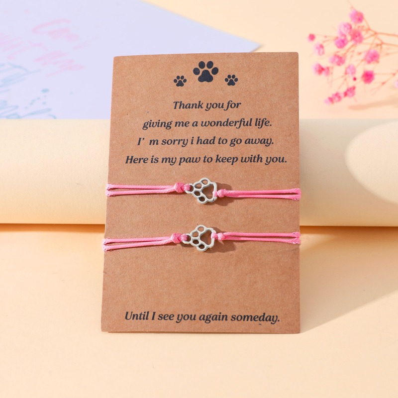 Adjustable Paw Print Couple Br - Women Accessories Meaning ulasan dan harga