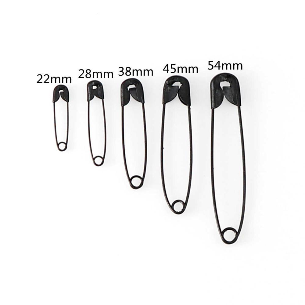 100Pcs Silver/Gold/Black Iron  - Brooch Pin Gold ulasan dan harga