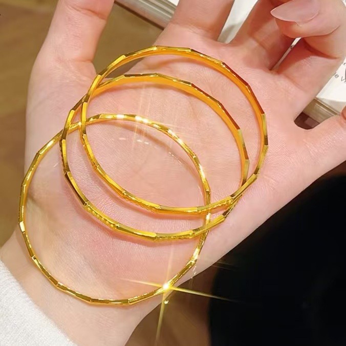 24K Gold AU999 Dragon Scale Ba - Women Accessories Meaning ulasan dan harga