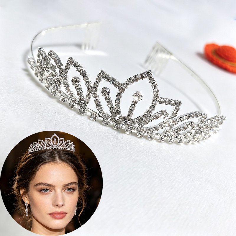 Silver Color Sparkling Rhinest - Women Accessories To Gift ulasan dan harga