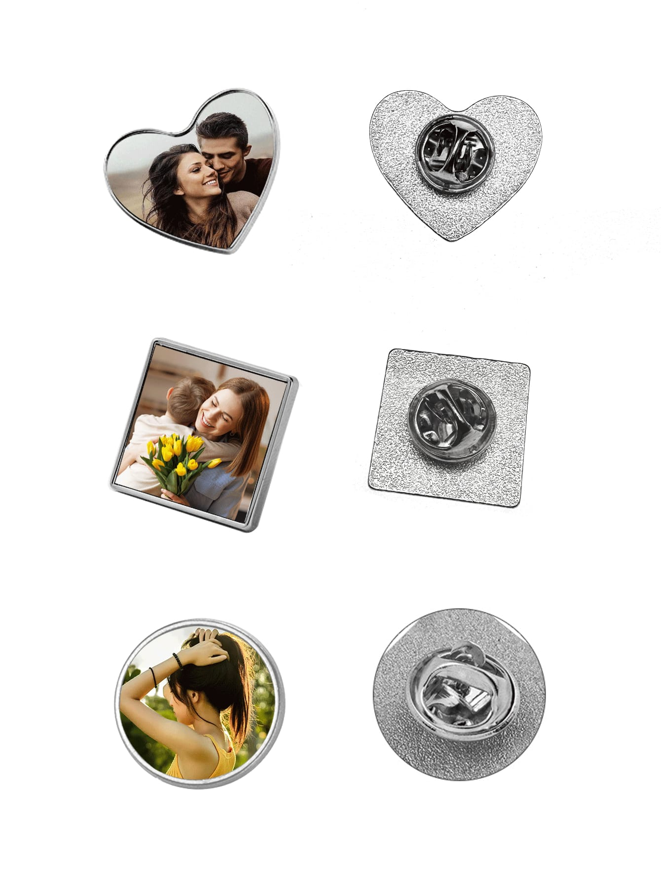 Custom Gold/Silver Metal Brooc - Brooch Pin Gold ulasan dan harga