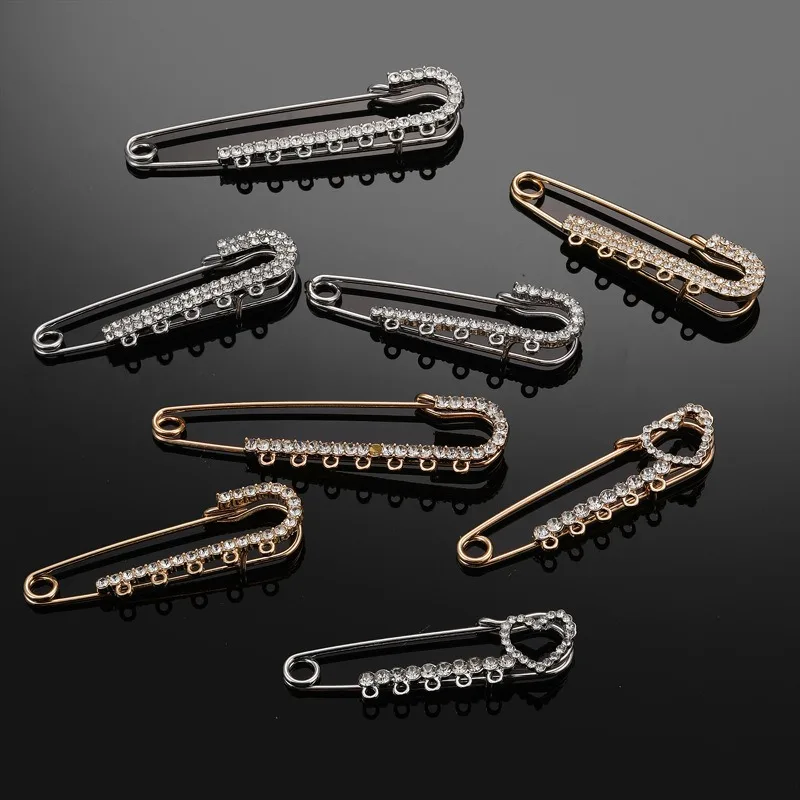 Alloy Rhinestone Brooches Gold - Brooch Pin Gold ulasan dan harga