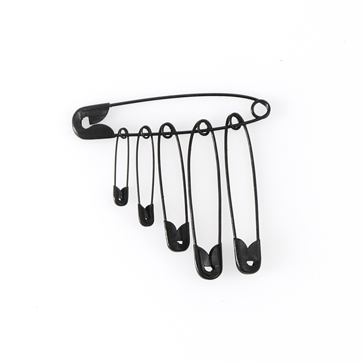 100pcs 22/28/38/45/54mm Silver - Brooch Pin Gold ulasan dan harga