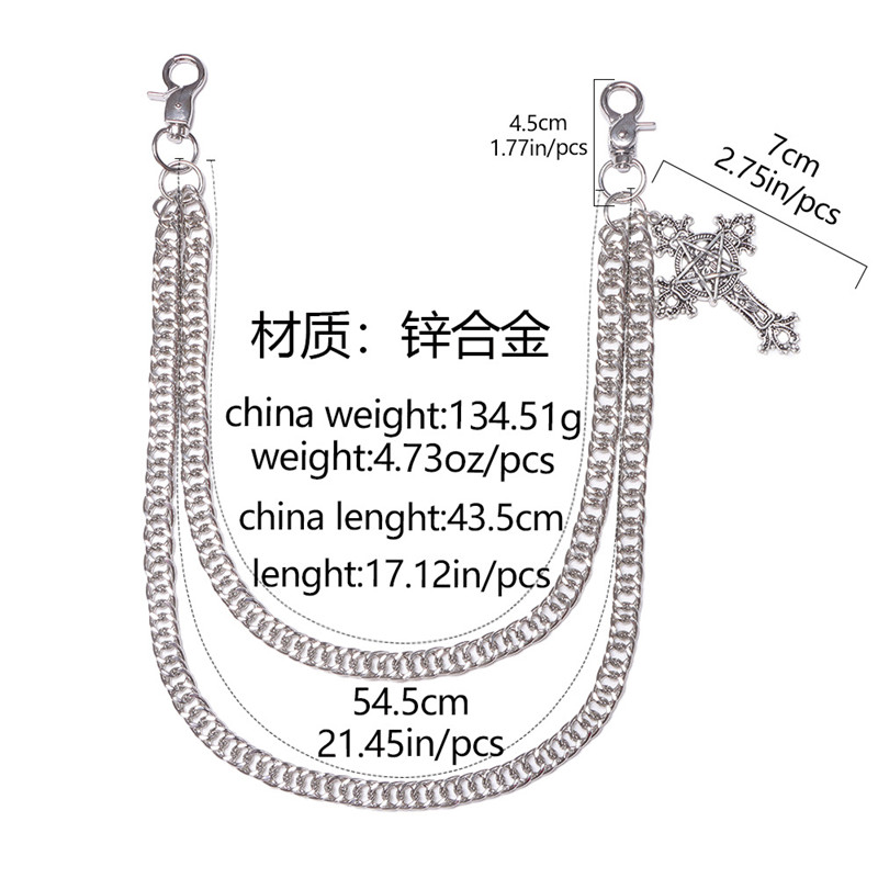 Fashion Punk Metal Pants Chain - Women'S Jeans Accessories ulasan dan harga