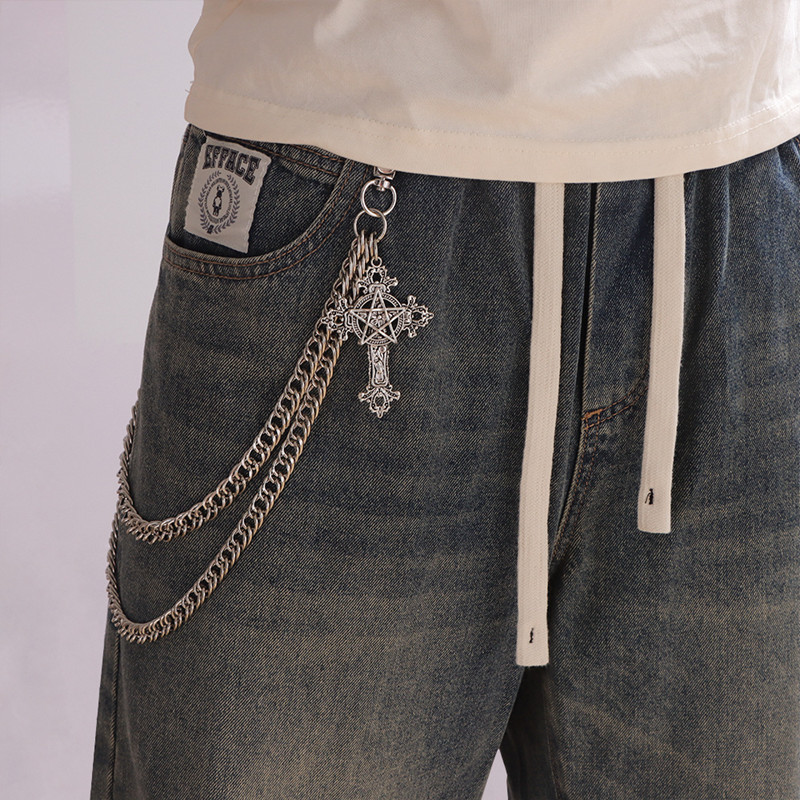 Fashion Punk Metal Pants Chain - Women'S Jeans Accessories ulasan dan harga