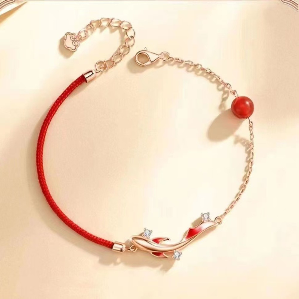 Elegant Red Thread Bracelet Ko - Women Accessories Meaning ulasan dan harga