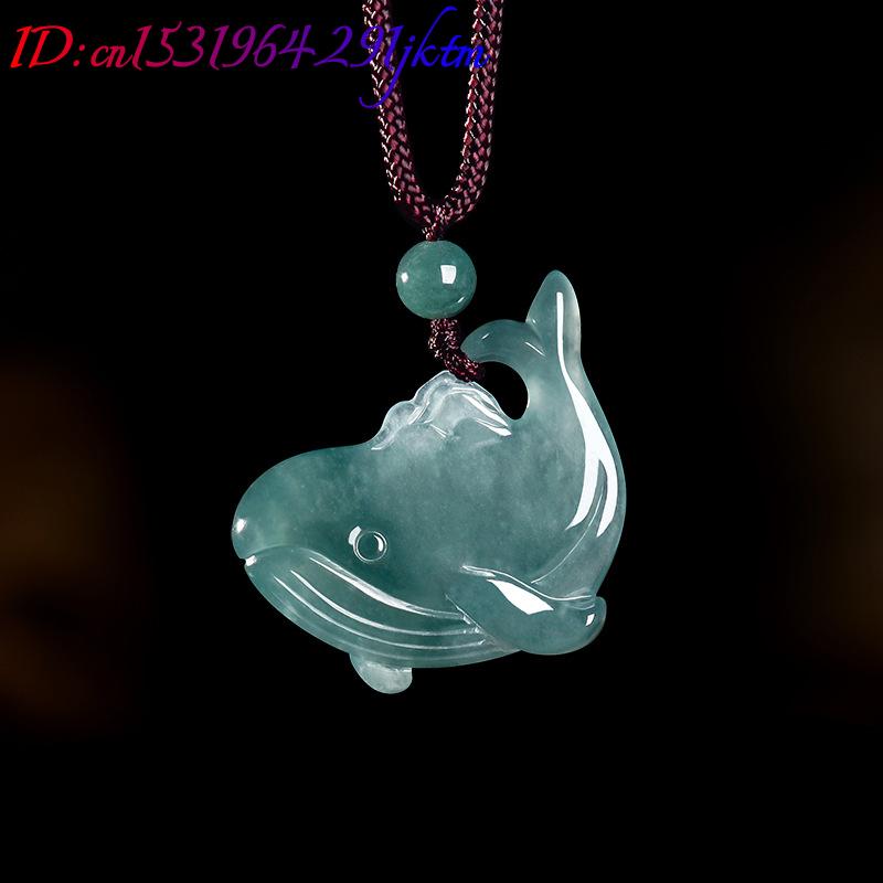 Natural Burmese Jadeite Whale  - Women'S Accessories Jewelry ulasan dan harga