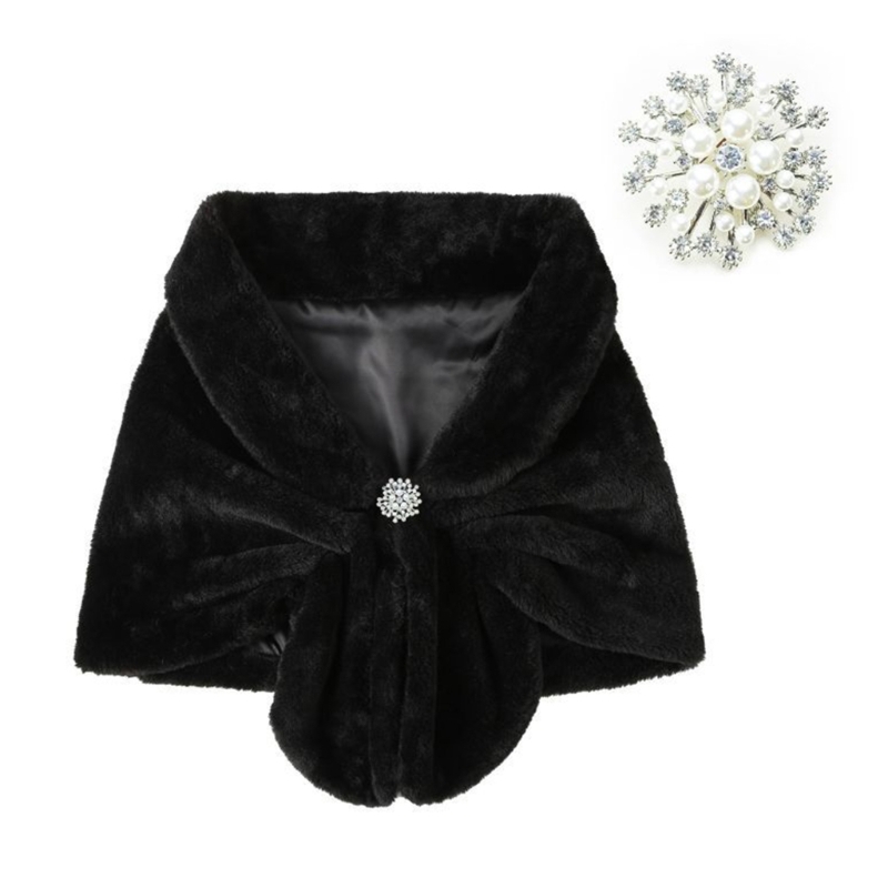 Fashion Ponchos Capes Set Eleg - Women'S Winter Accessories Set ulasan dan harga