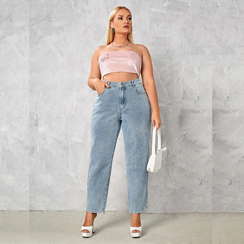 Plus Size Women Jeans Autumn D - Women'S Jeans Accessories ulasan dan harga