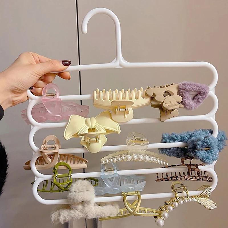 5 Layers Hair Claw Storage Rac - Women Accessories Display ulasan dan harga