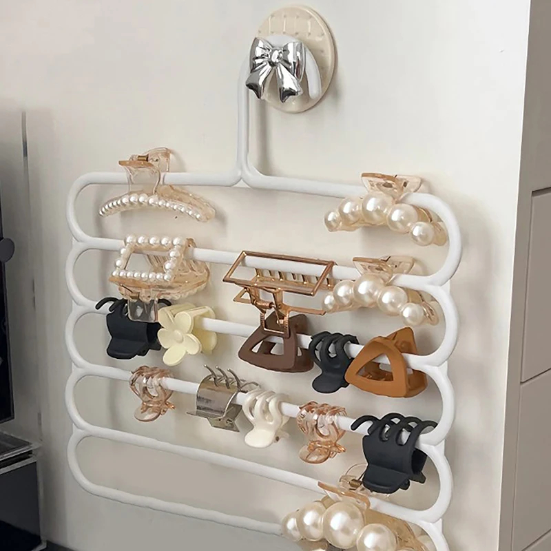 5 Layers Hair Claw Storage Rac - Women Accessories Display ulasan dan harga