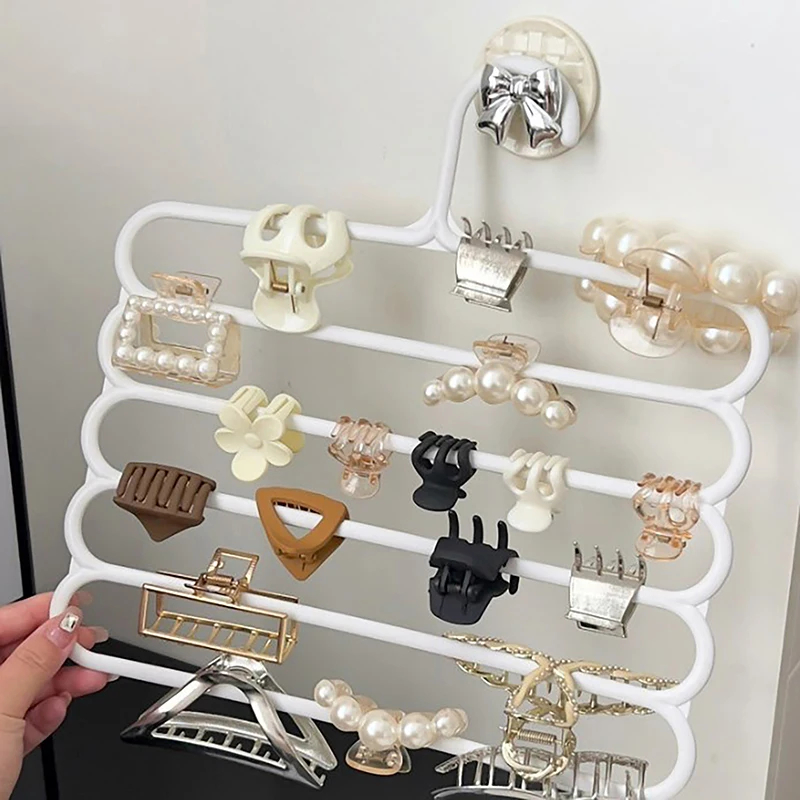5 Layers Hair Claw Storage Rac - Women Accessories Display ulasan dan harga