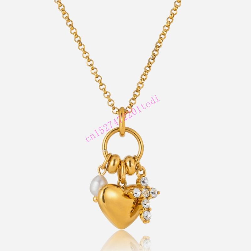 Adjustable Chain Heart Crucifi - Women Accessories Meaning ulasan dan harga
