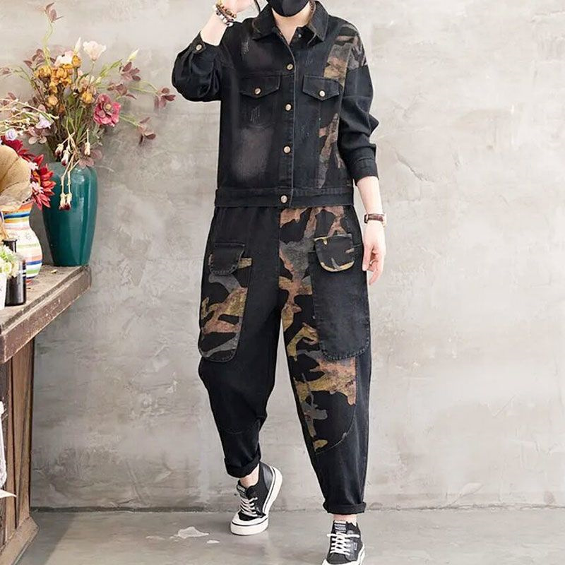 2025 Autumn Denim jacket Suits - Women'S Jeans Accessories ulasan dan harga