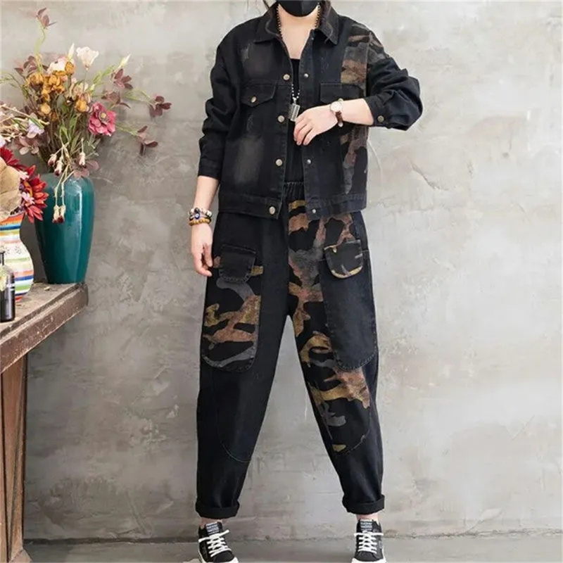 2025 Autumn Denim jacket Suits - Women'S Jeans Accessories ulasan dan harga