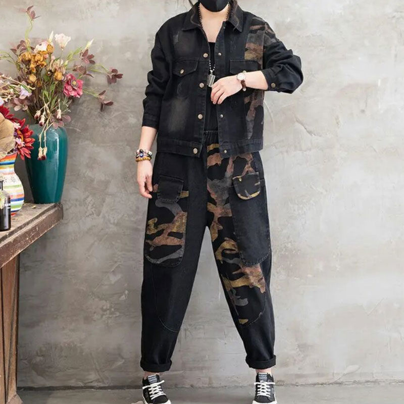 2025 Autumn Denim jacket Suits - Women'S Jeans Accessories ulasan dan harga