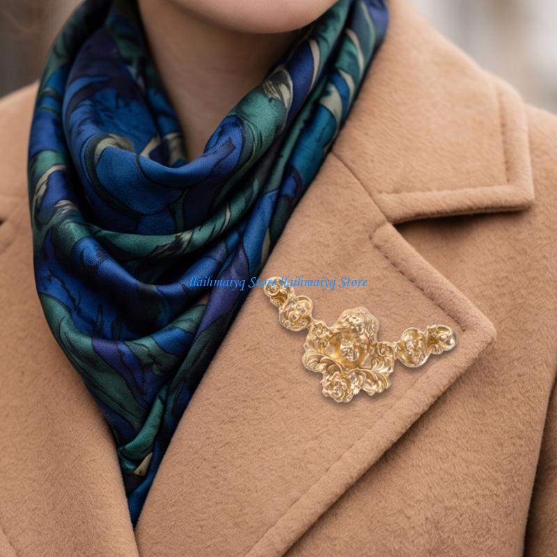 573B Fashion Brooch Pin Angel  - Brooch Pin Gold ulasan dan harga