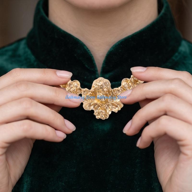 573B Fashion Brooch Pin Angel  - Brooch Pin Gold ulasan dan harga