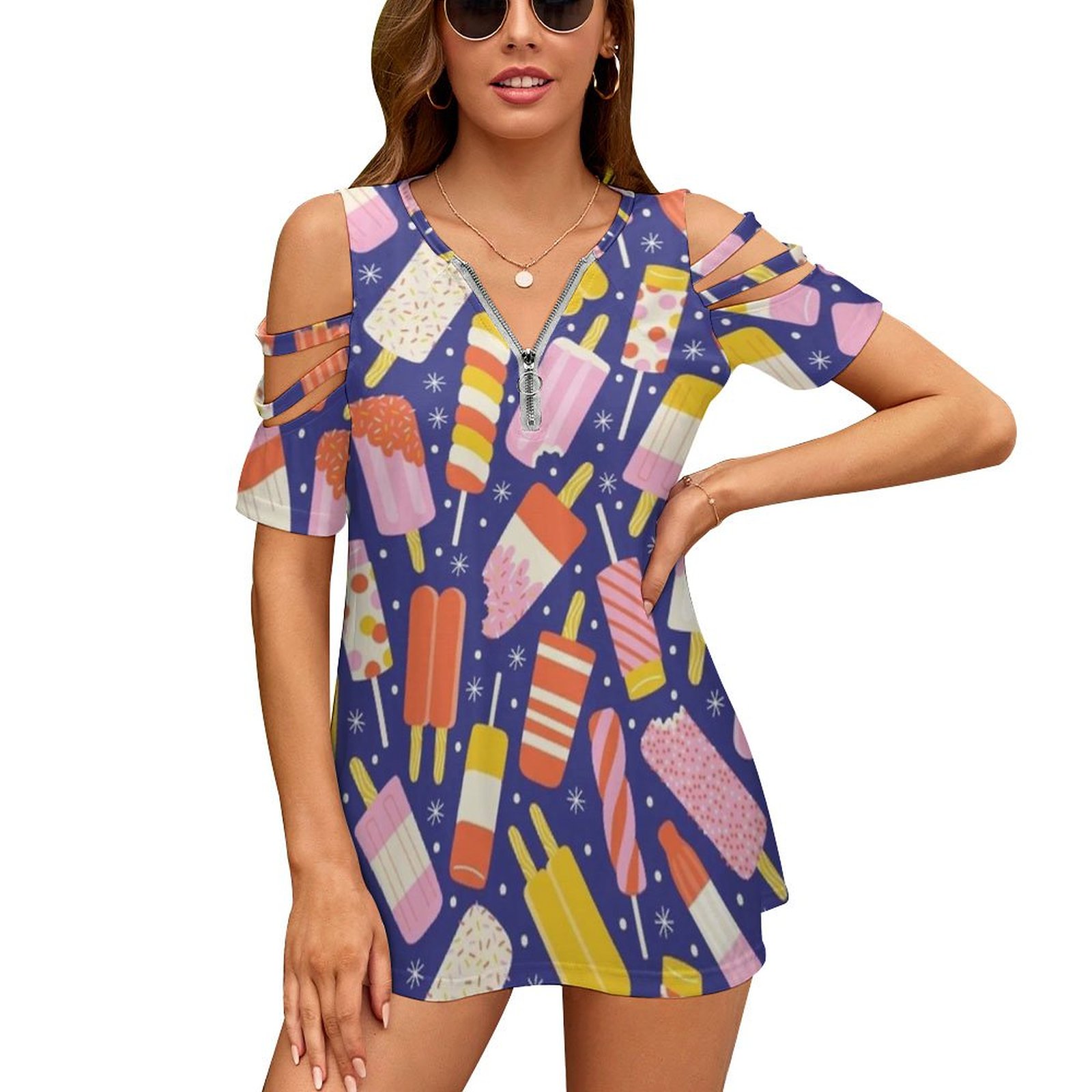 Popsicles New Fashion Zip Off  - Women Accessories Vector ulasan dan harga