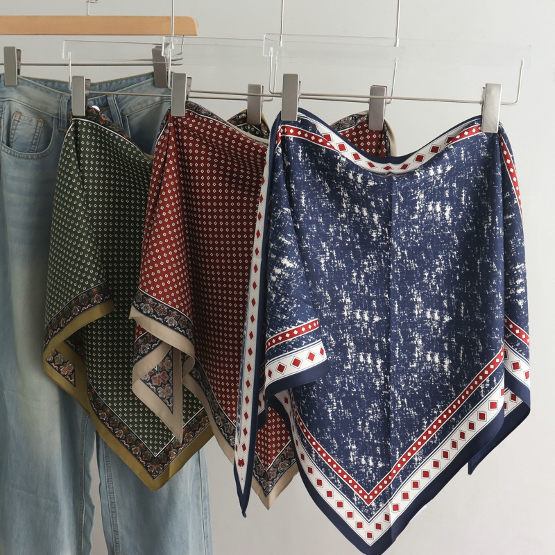 High-End Retro Tie-Dye Triangu - Women'S Jeans Accessories ulasan dan harga