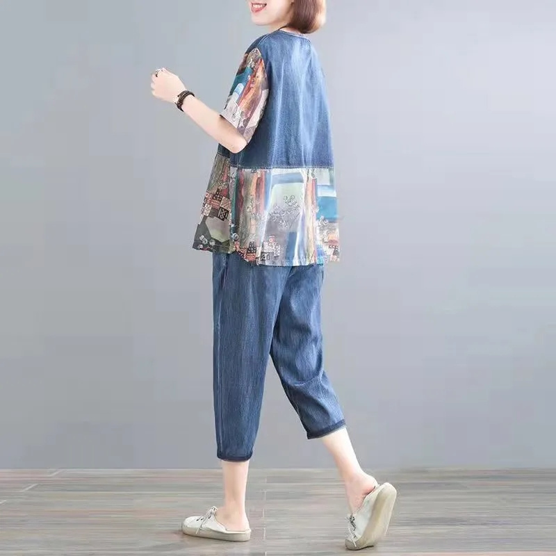 5XL Summer Women's Jeans Sets  - Women'S Jeans Accessories ulasan dan harga