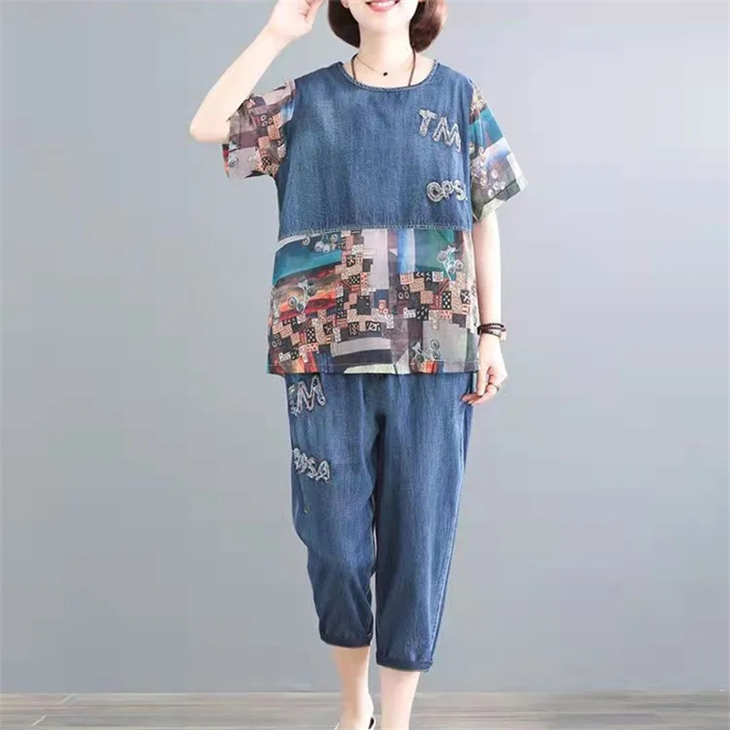 5XL Summer Women's Jeans Sets  - Women'S Jeans Accessories ulasan dan harga