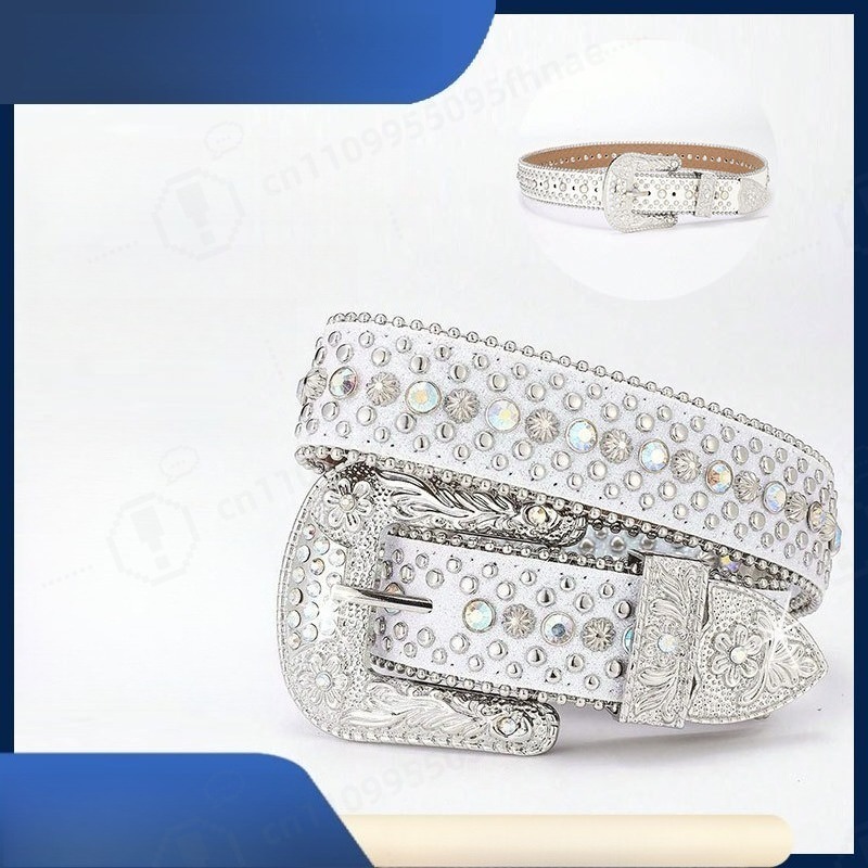 Y2K Style Rhinestone Belt For  - Women'S Jeans Accessories ulasan dan harga