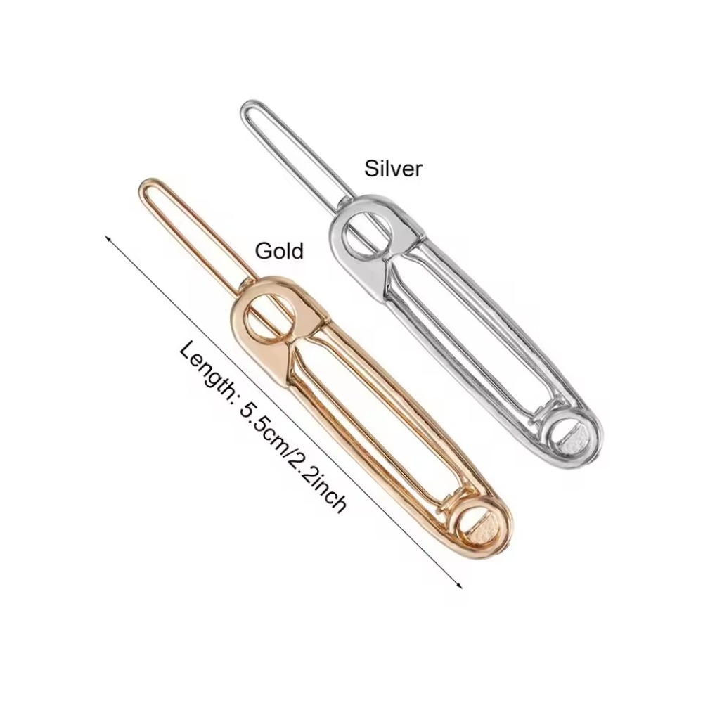 2/4PCS Fashion Gift Gold Silve - Brooch Pin Gold ulasan dan harga