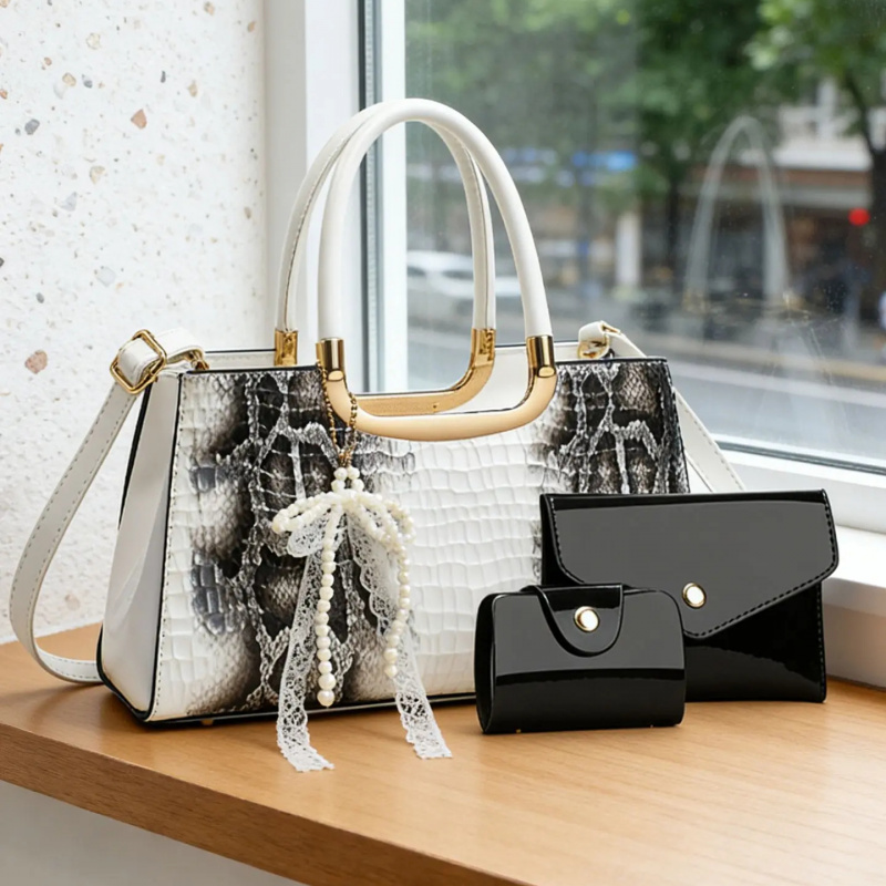 Women's Handbag Set, Crocodile - Women Accessories To Gift ulasan dan harga
