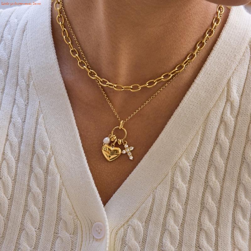 F92D Adjustable Chain Heart Cr - Women Accessories Meaning ulasan dan harga