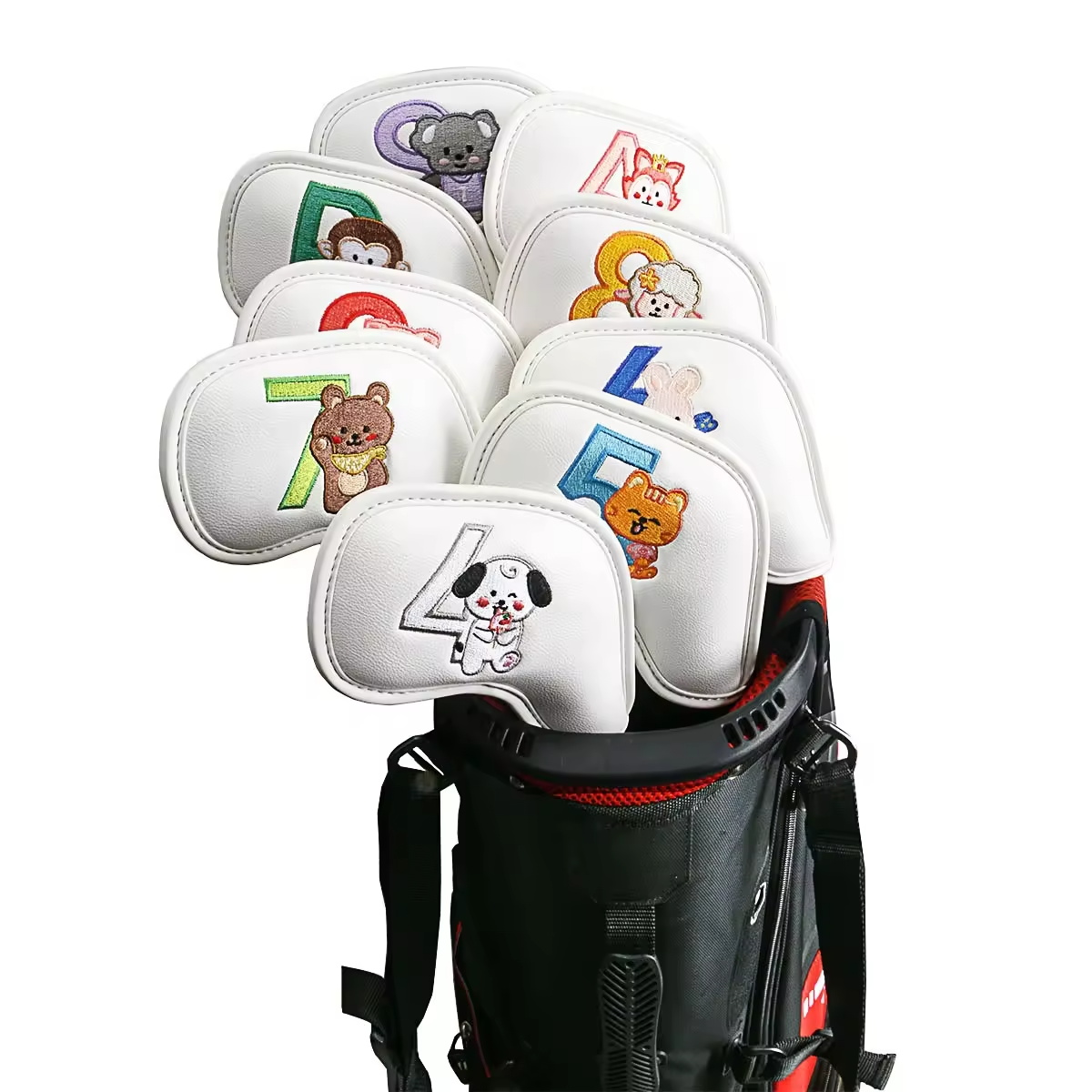 9Pcs Cute Cartoon Animal Golf  - Women Accessories To Gift ulasan dan harga