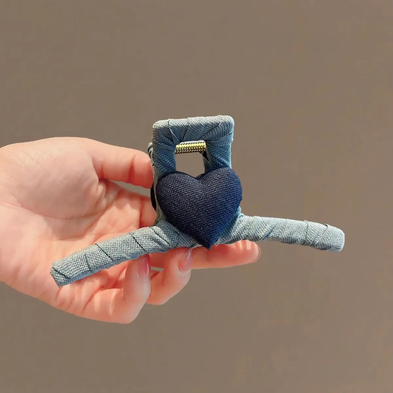 Autumn Winter Denim Bow Hair C - Women'S Winter Accessories Set ulasan dan harga