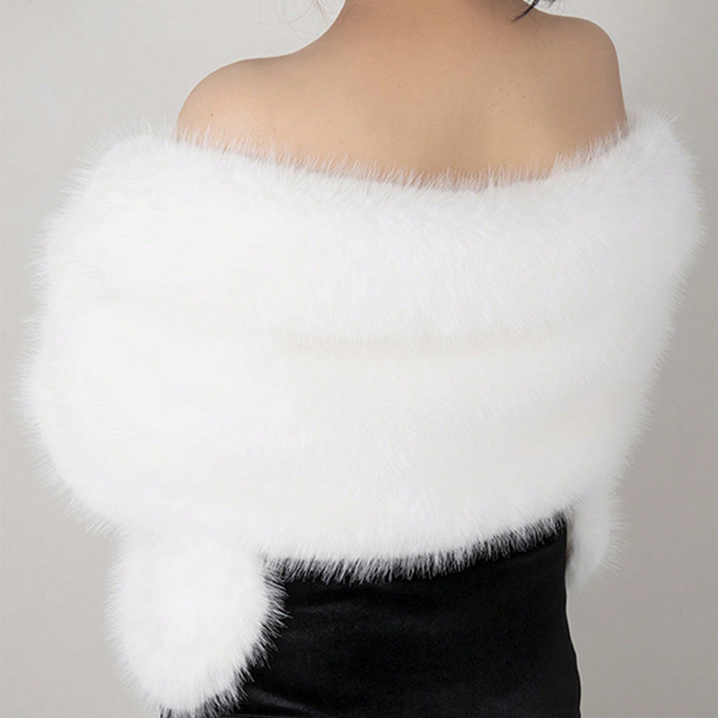 A Handmade Polyester Faux Fox  - Women'S Winter Accessories Set ulasan dan harga
