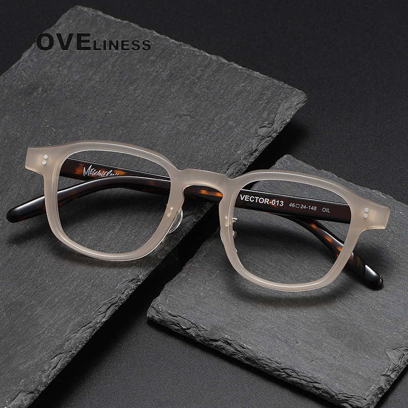 2023 Acetate Glasses Frame Men - Women Accessories Vector ulasan dan harga